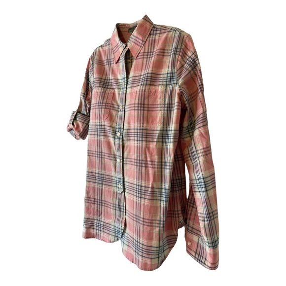 LRL Ralph LAUREN JEANS CO. Pink Plaid Shirt size: S - Picture 4 of 9